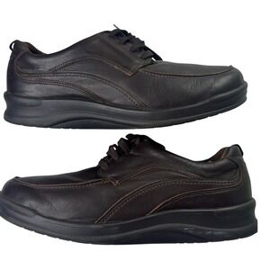 SAS S-Motion Technology Mens 11.5 WW Choc Brown Leather Lace Up Walking Shoes US